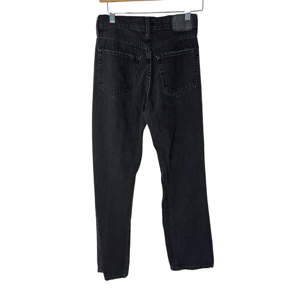 AEROPOSTALE 90s BAGGY Y2K. BLACK BUTTON FLY DISTRESSED KNEE HOLES size 4/26 Y2K - Picture 3 of 6
